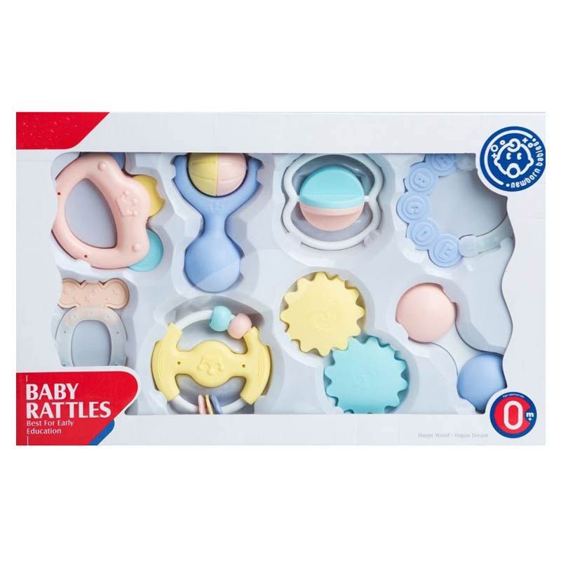 Huanger - Baby Rattles Sensory 8Pcs for Newborn