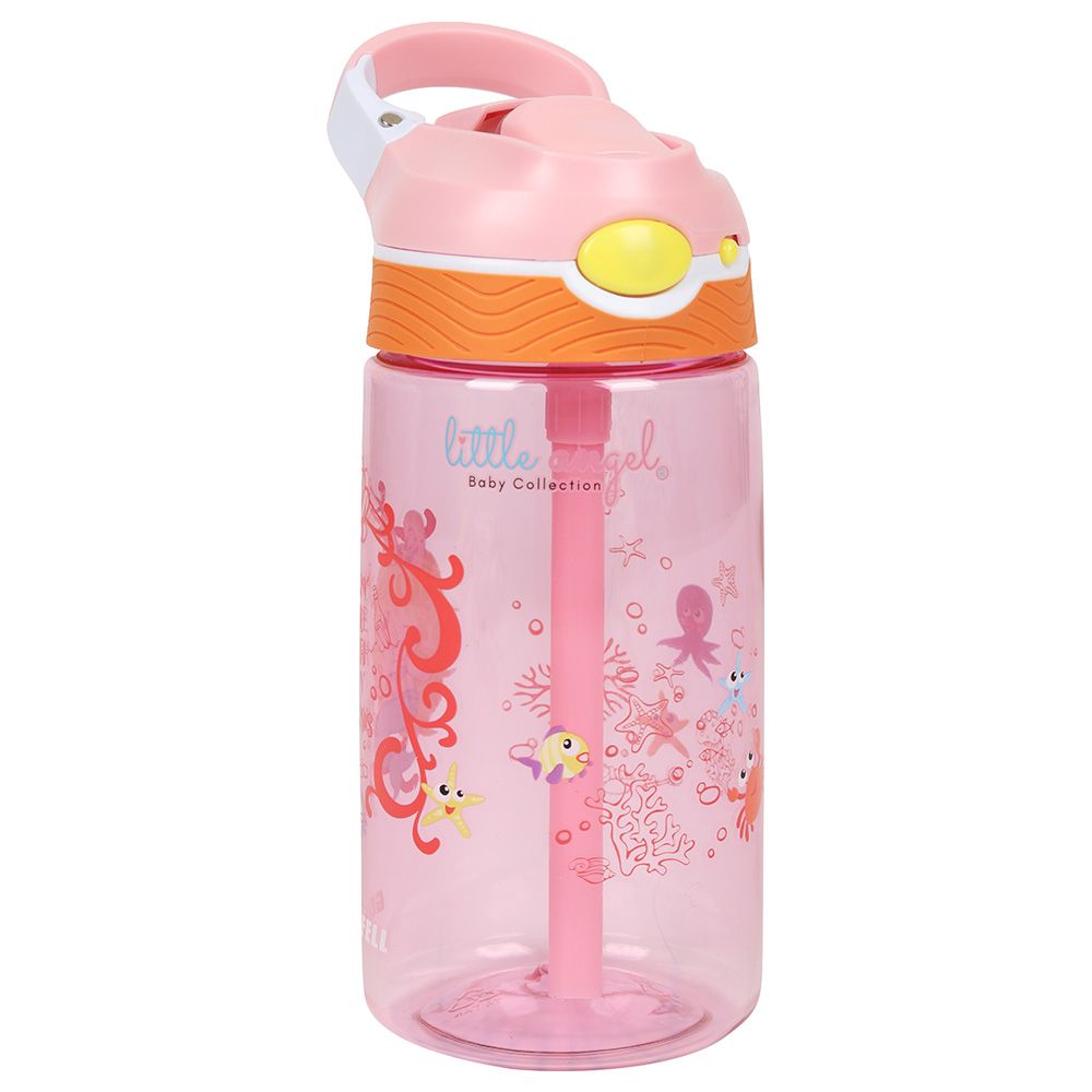 Little Angel - Kids Water Bottle - 450ml - Baby Pink