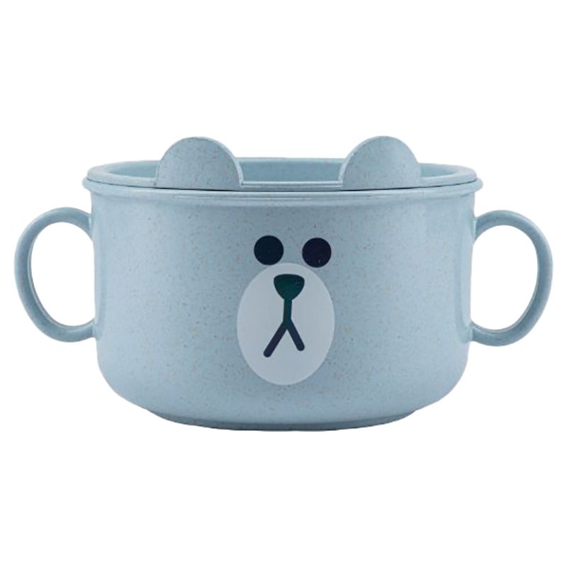 Little Angel - Kids Feeding Bowl w/ Handle - Sky Blue