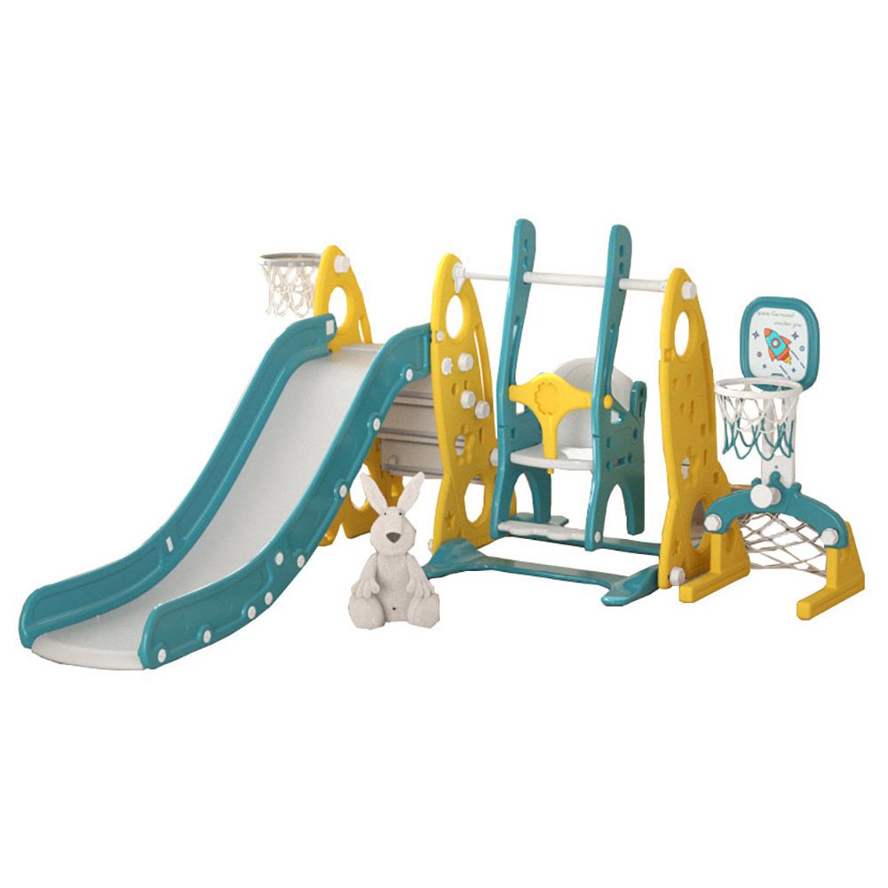 Little Angel-Kids Slide, Swing, Basketball, And Football