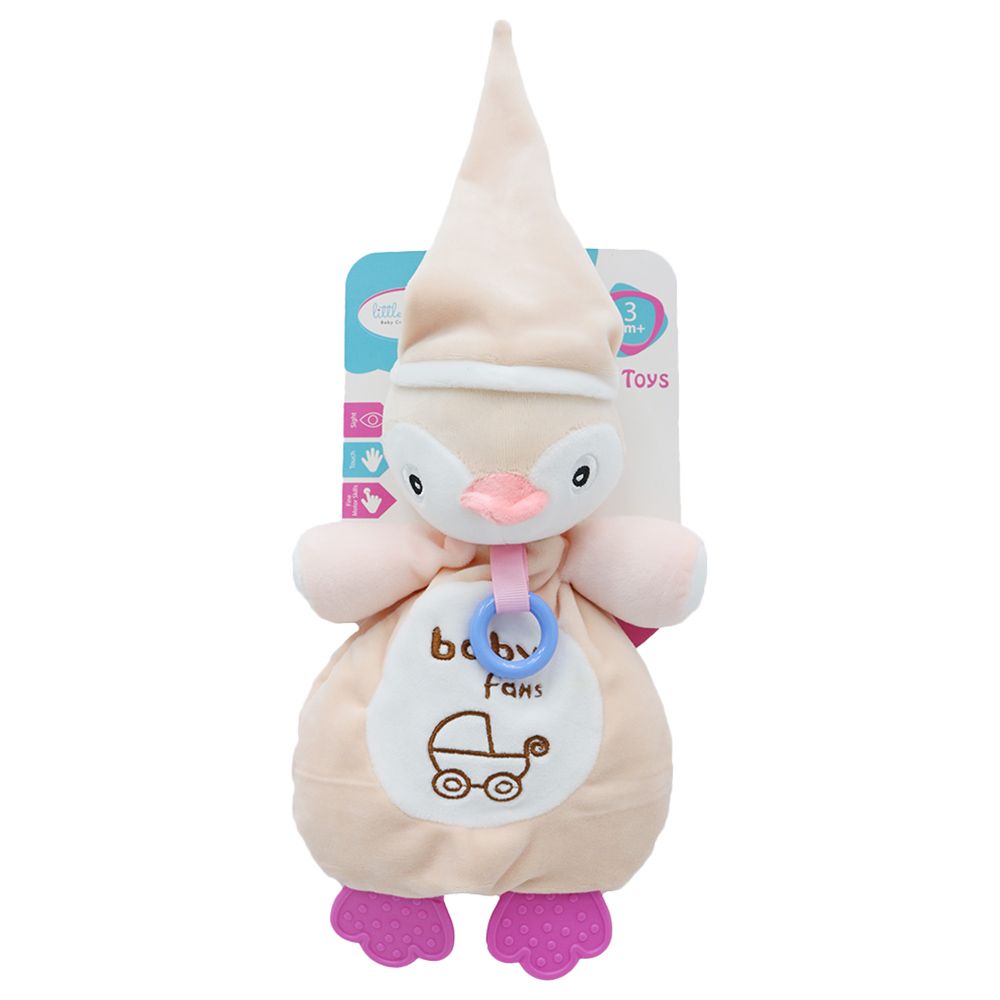 Little Angel - Baby Rattle Soft Stuffed Toy - Pink