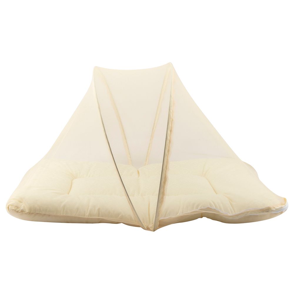 Little Angel - Baby Bed w/ 2 Comfy Bloster & Pillow - Cream