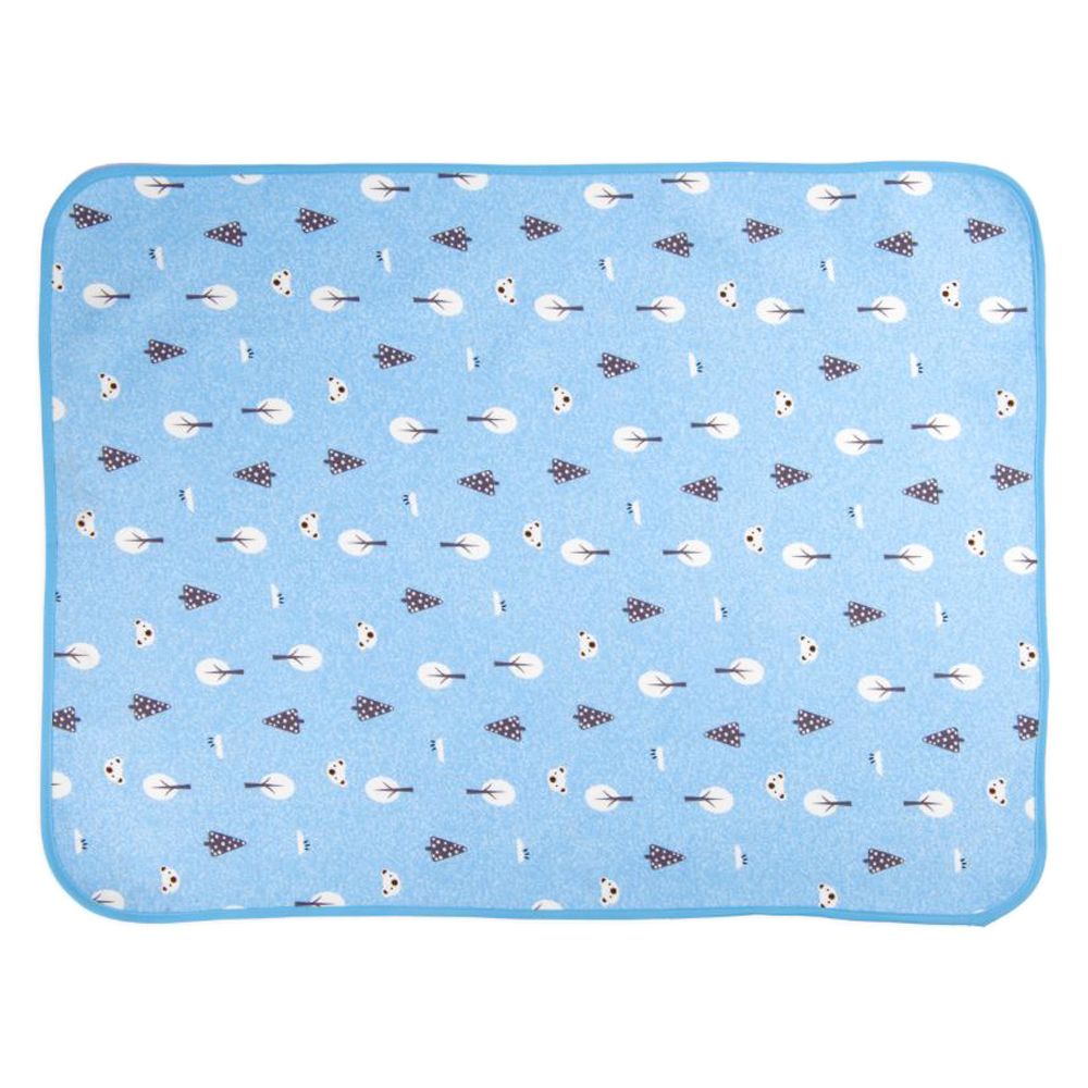 Night Angel - Baby Diaper Changing Dry Mat - Blue