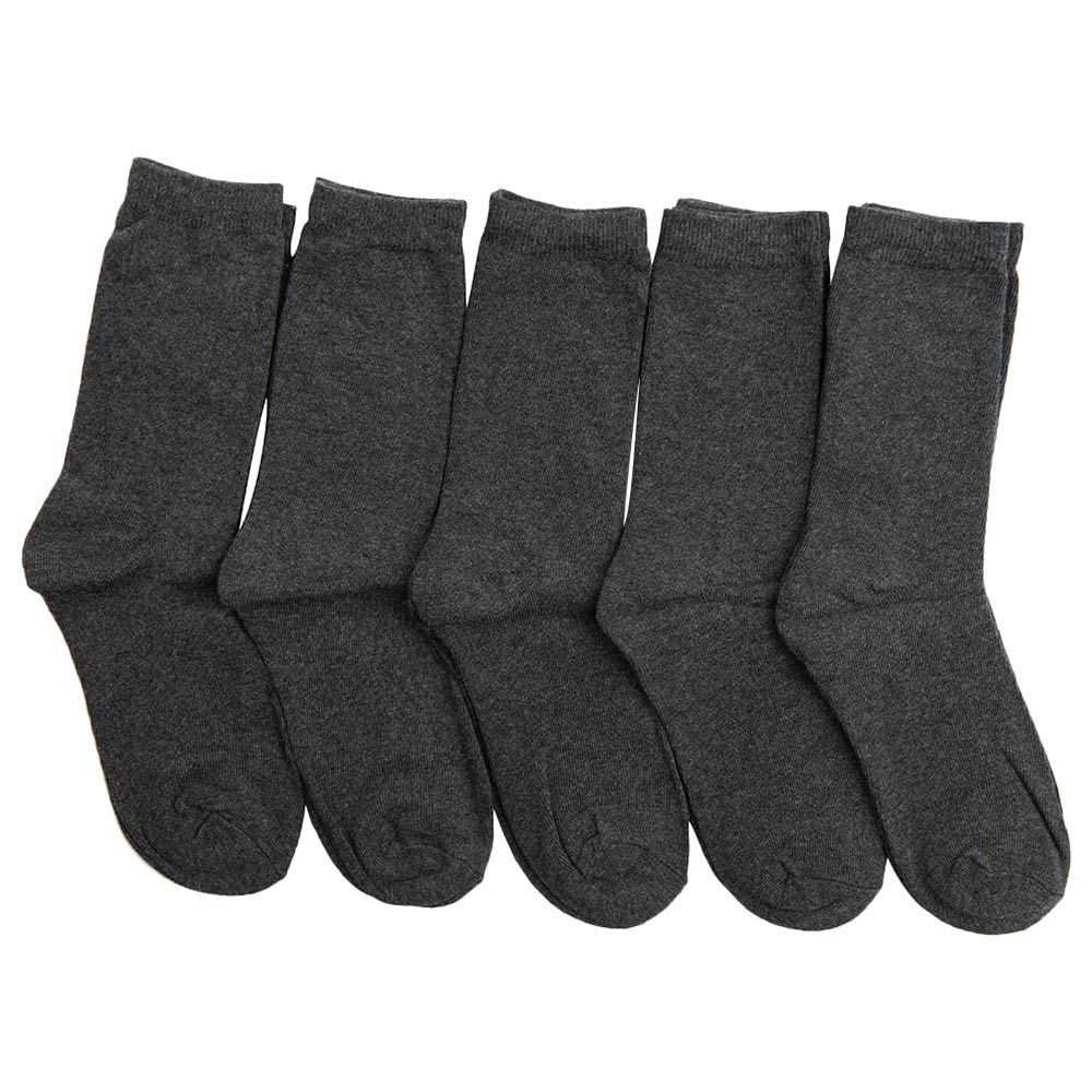 Night Angel Socks For Girls Pack Of 5 - Black