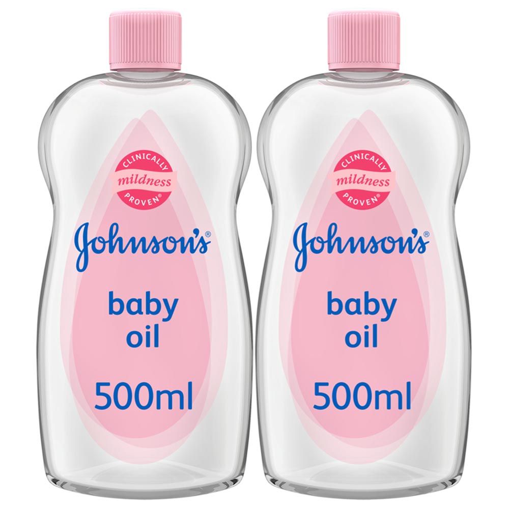 Johnson & Johnson - Baby Oil Pack of 2 - 500ml