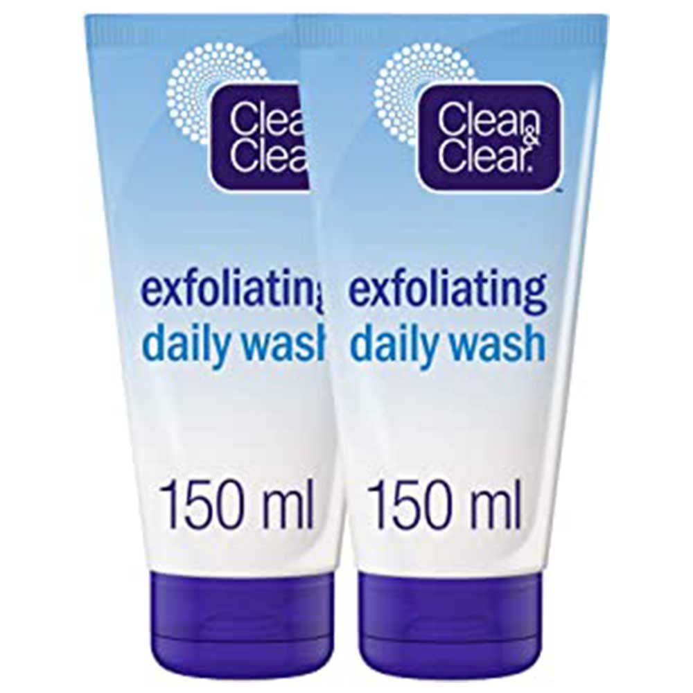 Clean & Clear - Pack of 2 Exfoliating Daily Wash 150ml