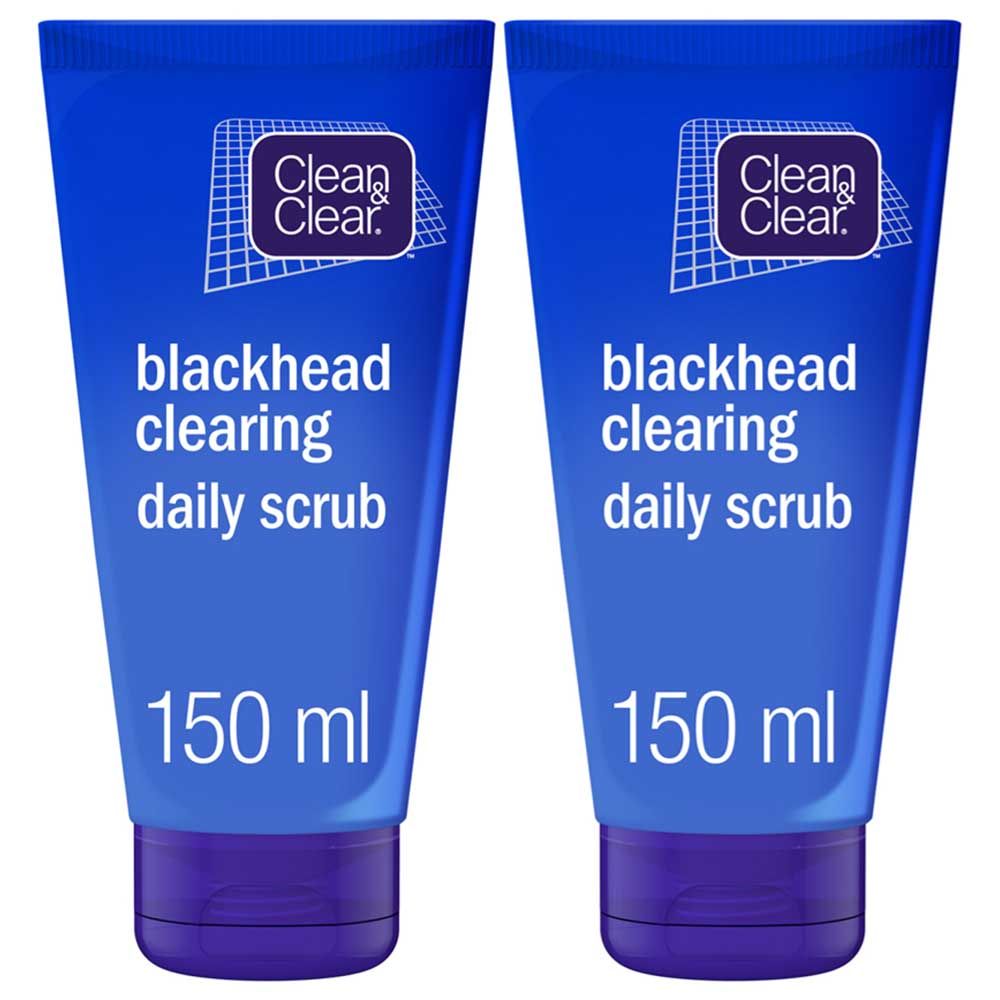 Clean & Clear - Blackhead Clearing Daily Scrub 150ml - 2pcs