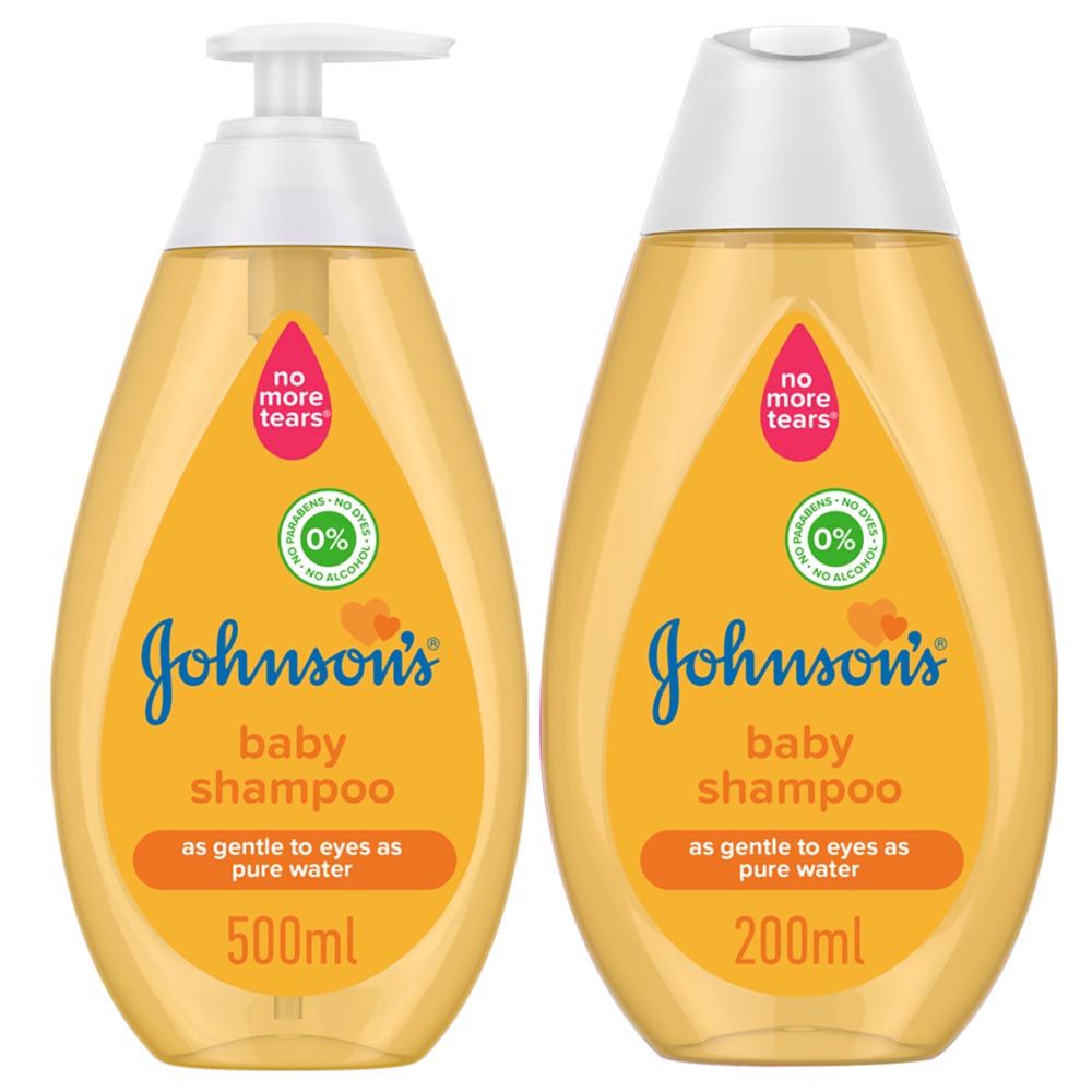 Johnson & Johnson - Baby Gold Shampoo 500ml + 200ml