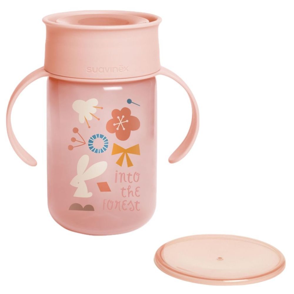 Suavinex - 360 Degrees Trainer Cup Forest - Pink