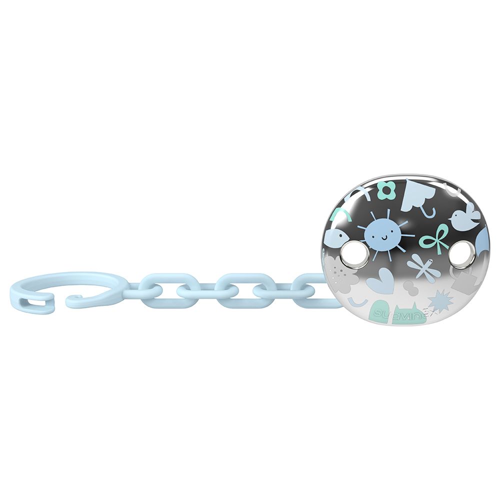 Suavinex - Memory Jewel Soother Clip - Blue