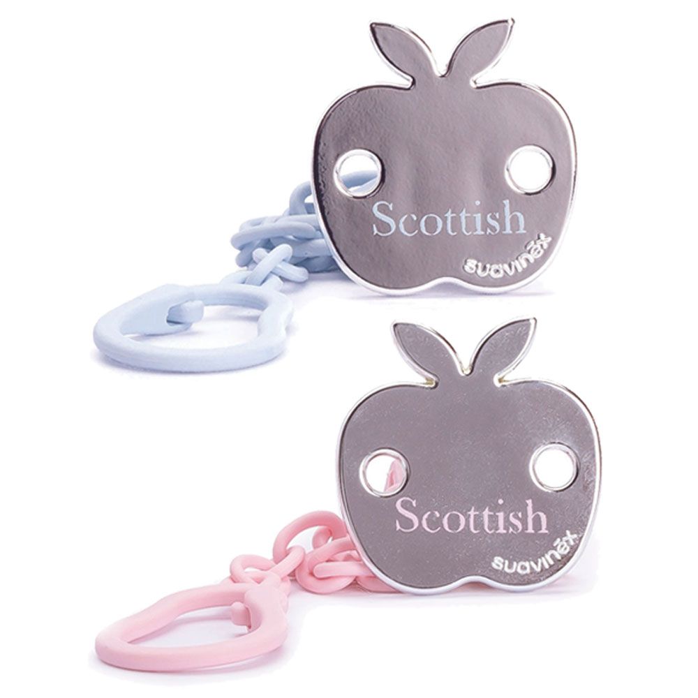 Suavinex - Jewel Soother Clip Scottish Apple 1pc