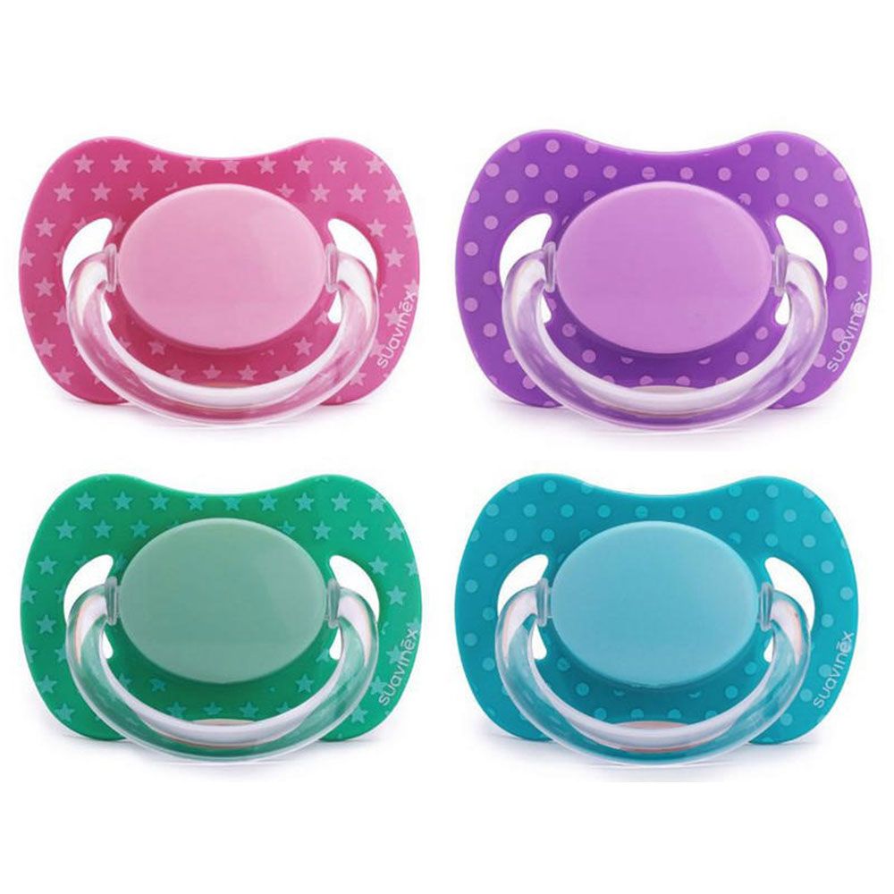 Suavinex - Silicone Teat Physiological Soother 0m+ 1pc