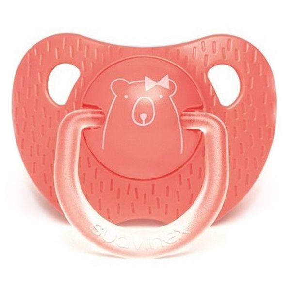 Suavinex - Anatomical Bear Evolution Soother 12m+ - Pink