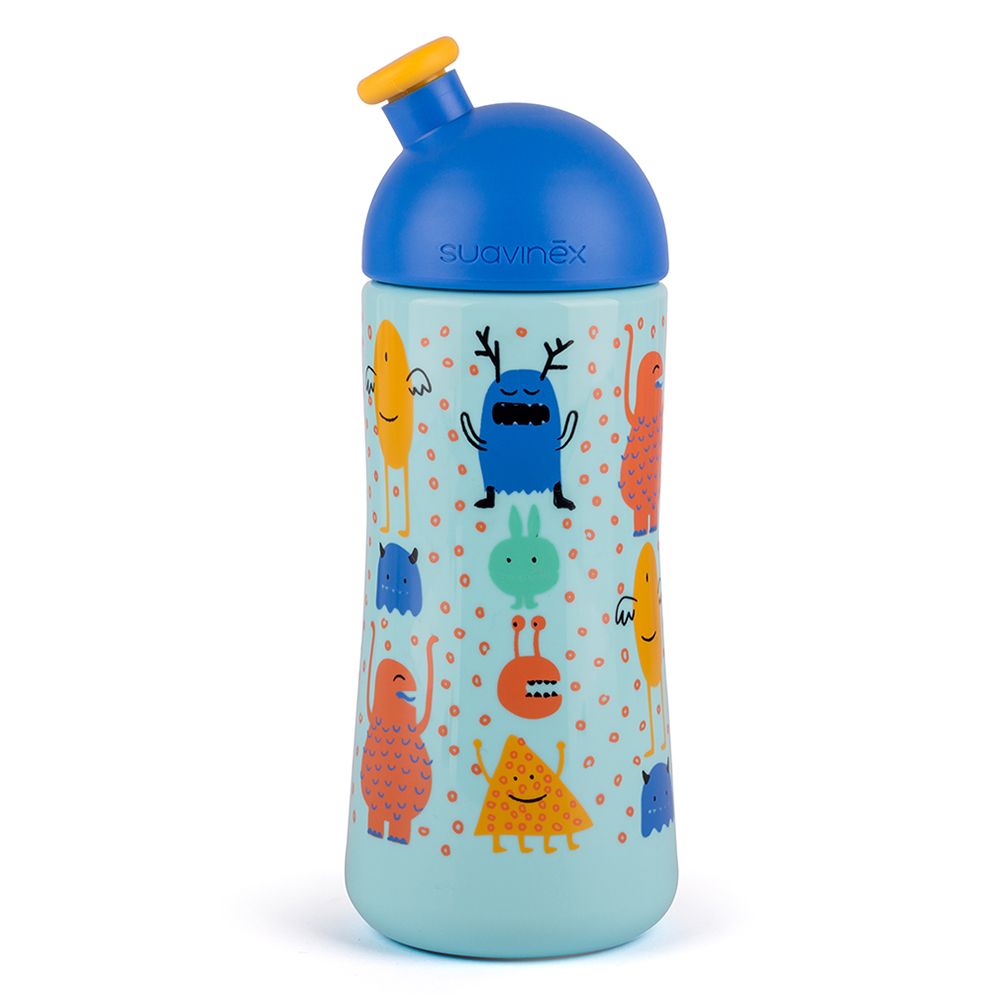 Suavinex - Booo Third Bottle With Sporty Spout 360ml - Blue