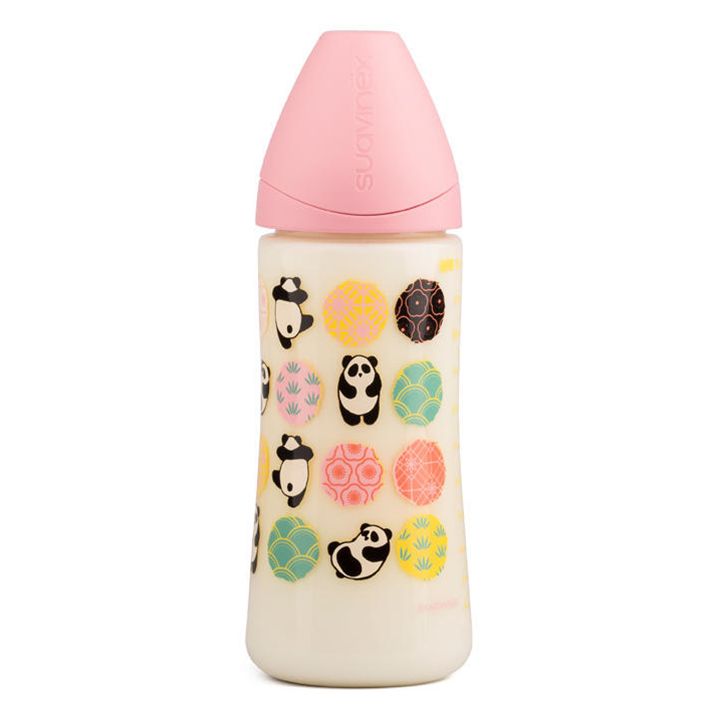 Suavinex - Feeding Bottle Panda 360ml 0m+ - Pink