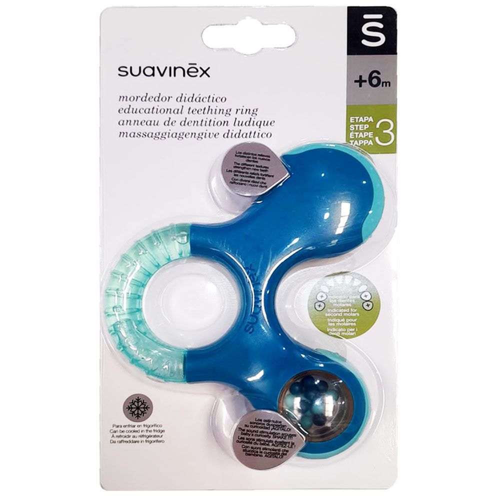 Suavinex - S Teether Step 3 - Blue