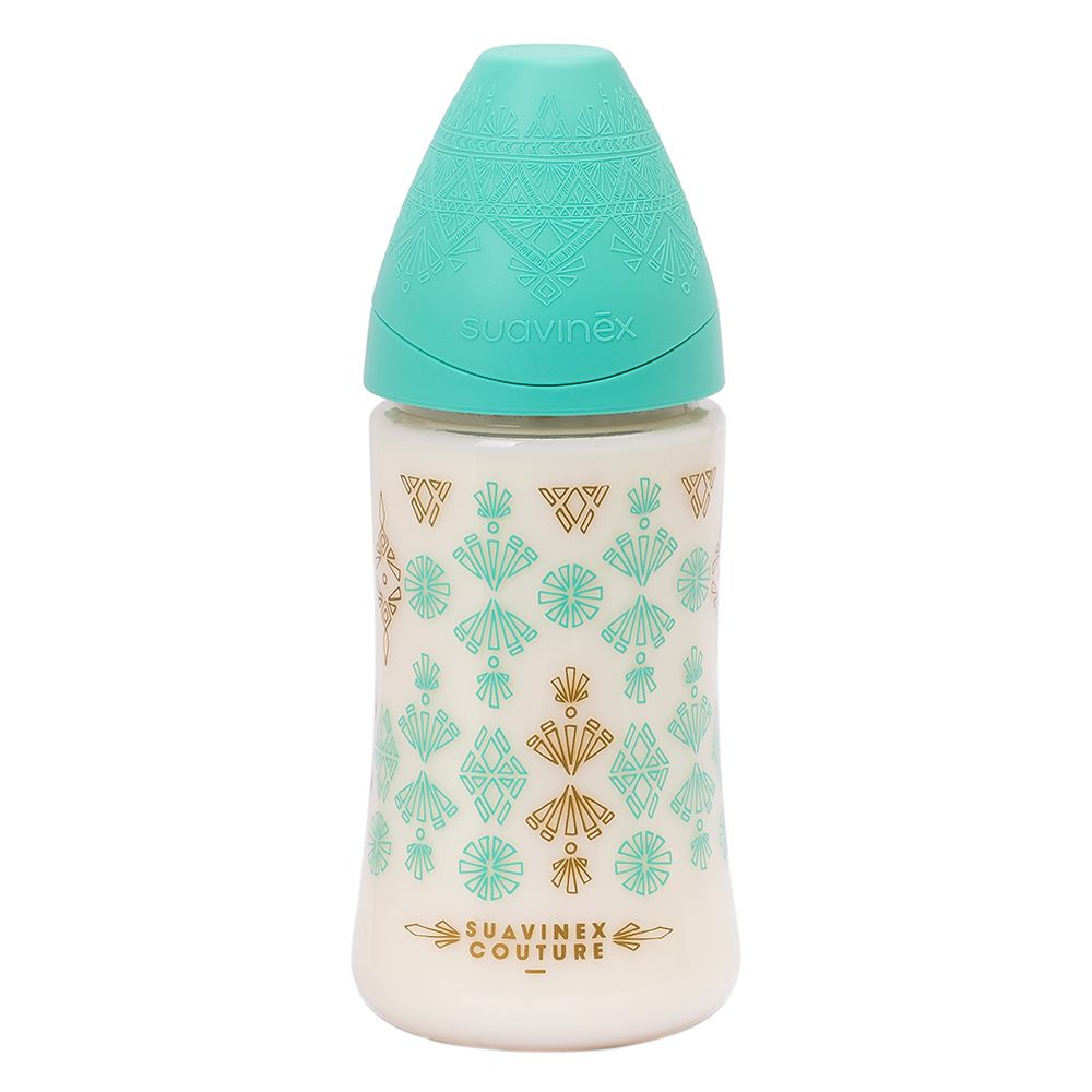 Suavinex - Premium Silicone Feeding Bottle 270ml - Green