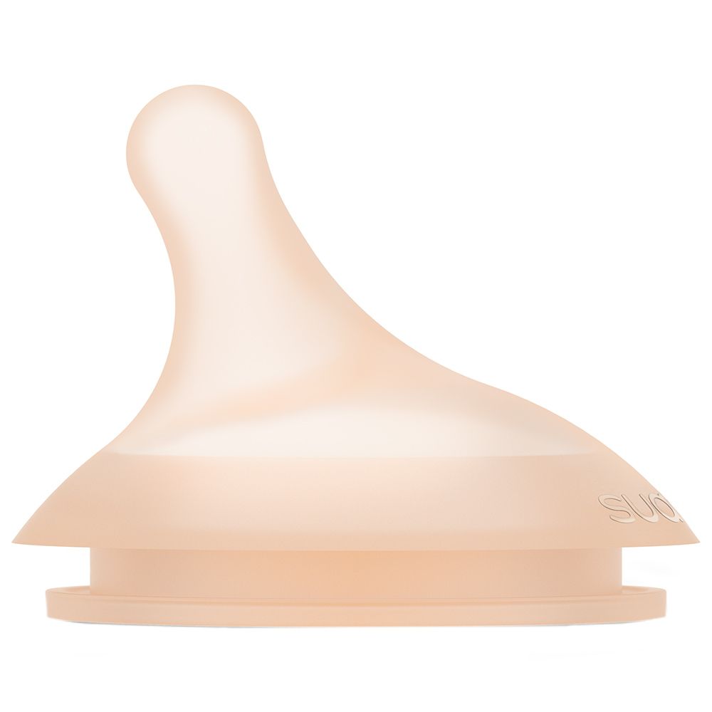 Suavinex - Anticolic Breastfeeding Teat - Orange