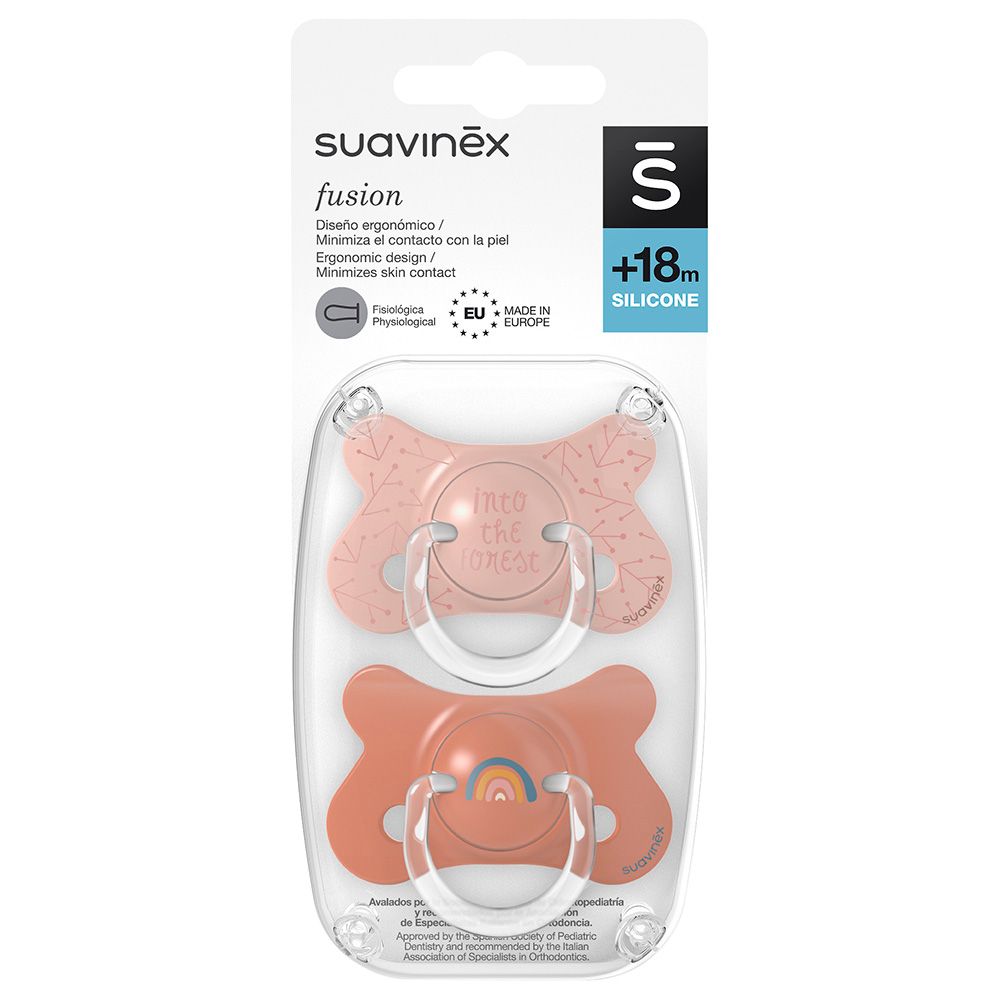 Suavinex - Forest Fusion Soother - 18M - 2pcs - Beige