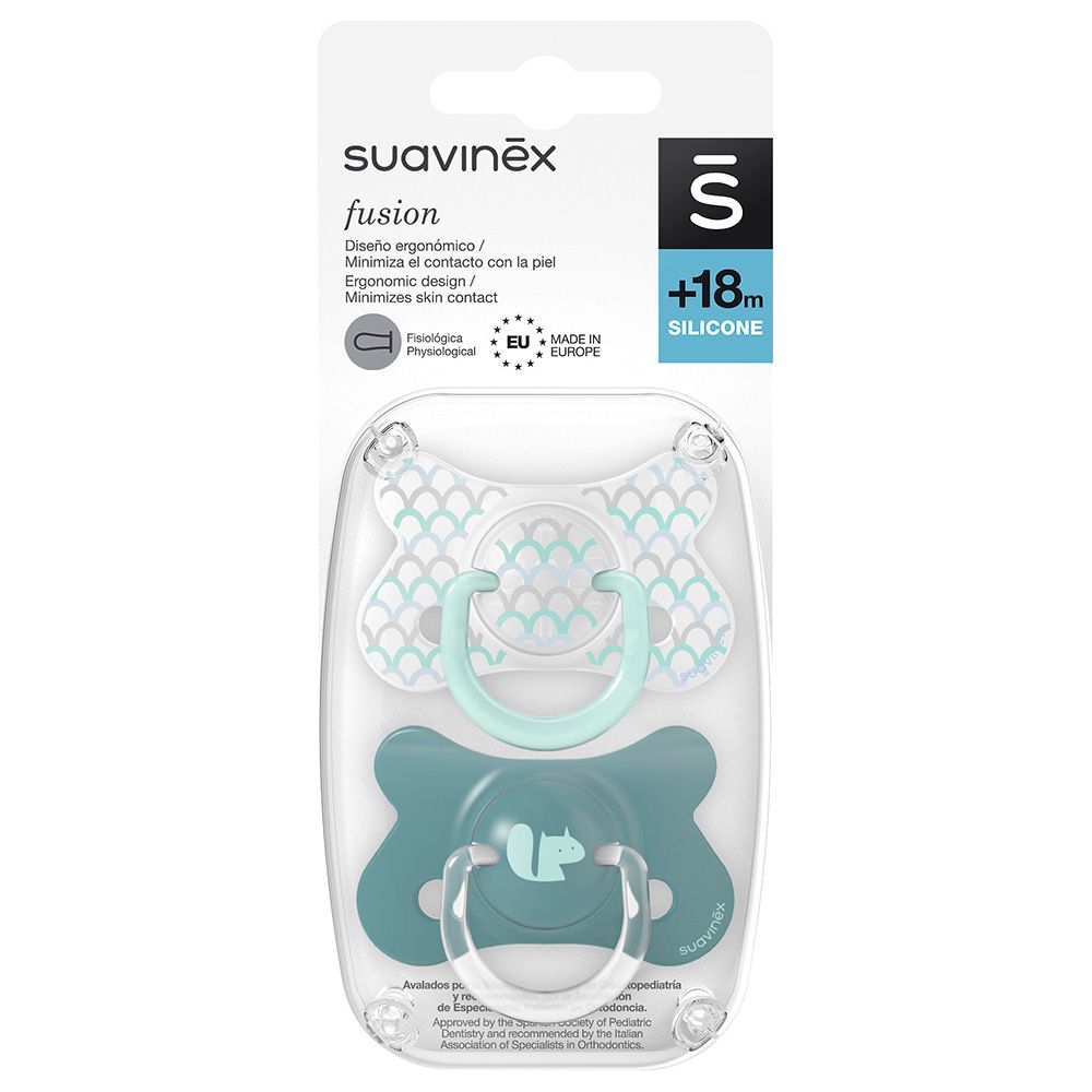 Suavinex - Memories Fusion Soother - 18M - 2pcs - Green