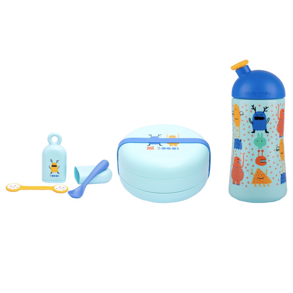 Suavinex - Sale Bundle Back To School Blue Boo Spout