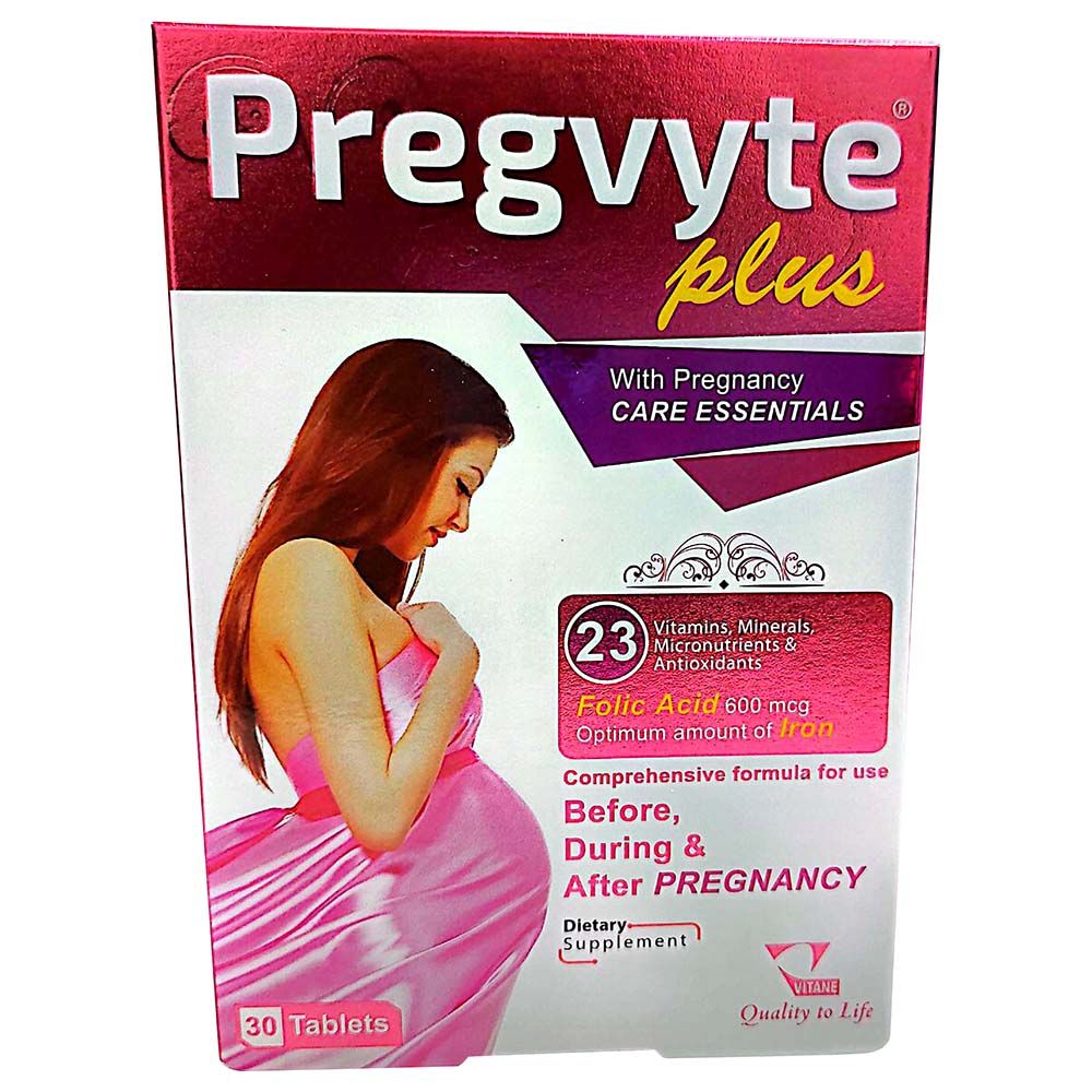 Vitane - Pregvyte Plus Tablets - 30's