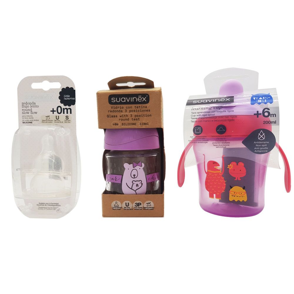 Suavinex - The Purple Bear Collection With Free Teat