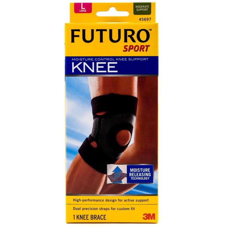 Futuro - Sport Moisture Control Knee Support Large - Black