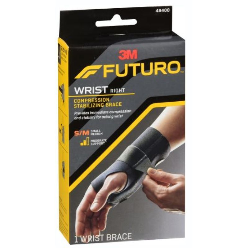 Futuro - Energizing Wrist Support Right Hand (S-M) - Grey