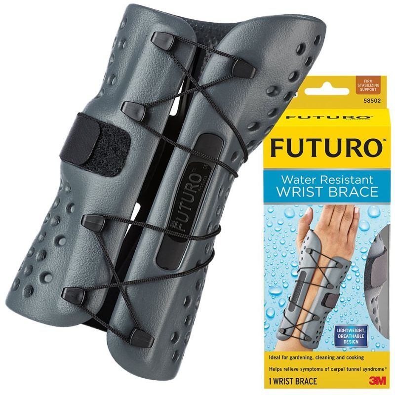 Futuro - Water Resistant Wrist Brace Right (L-XL) - Black