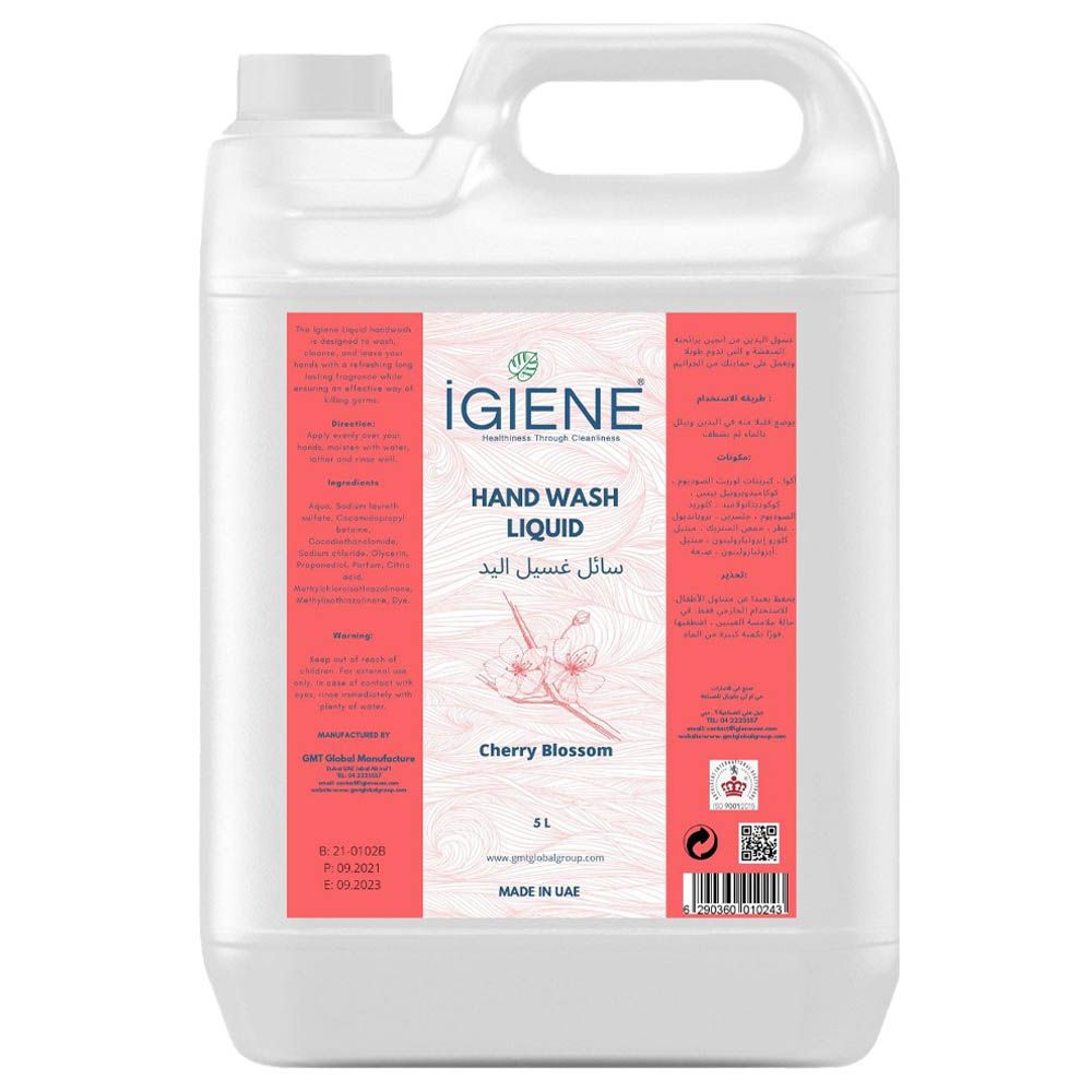 Igiene - Hand Wash - Cherry Blossom - 5L