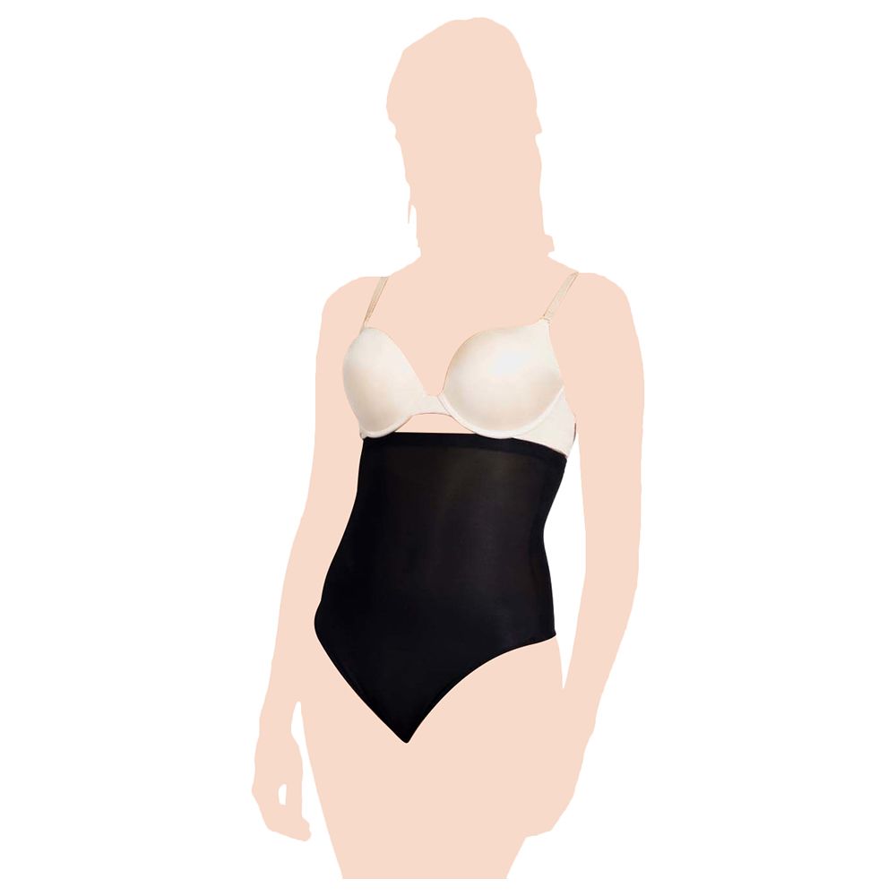 Klynn - Magic Body Fashion - Hi Waist Thong - Black