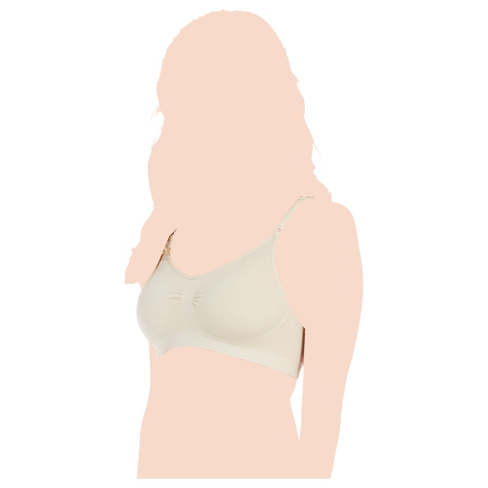 Klynn - Magic Body Fashion - Comfort Bra w/ Spaghetti Straps Bamboo Cream