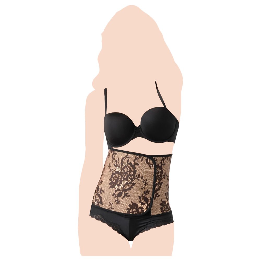 Belly Bandit - Couture Belly Wrap - Black Lace Print