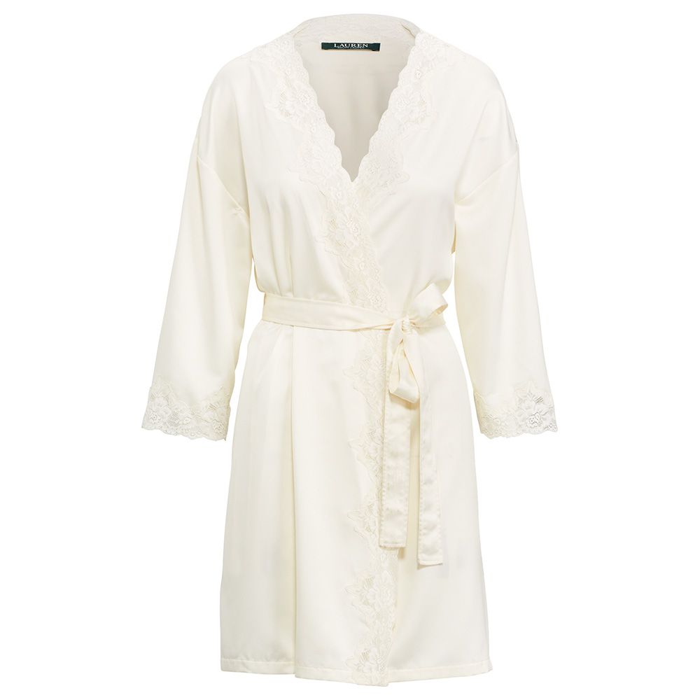 Klynn - Ralph Lauren - Kimono Lace Robe - Ivory