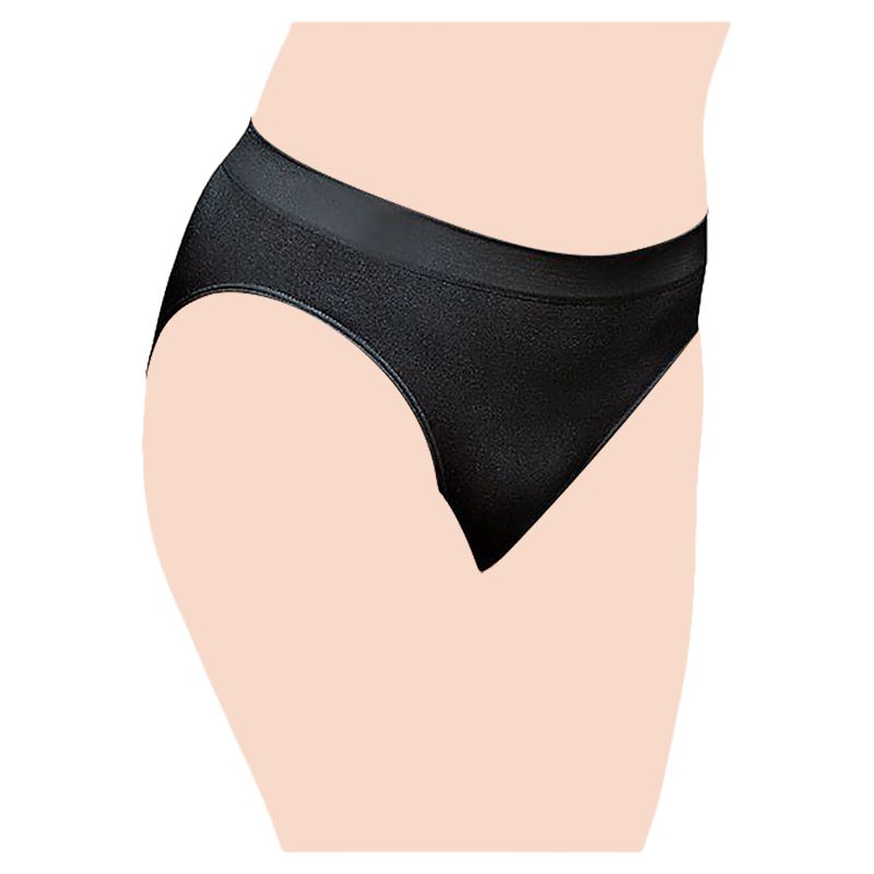 Klynn - Wacoal USA - Seamless Hi Cut Brief - Black