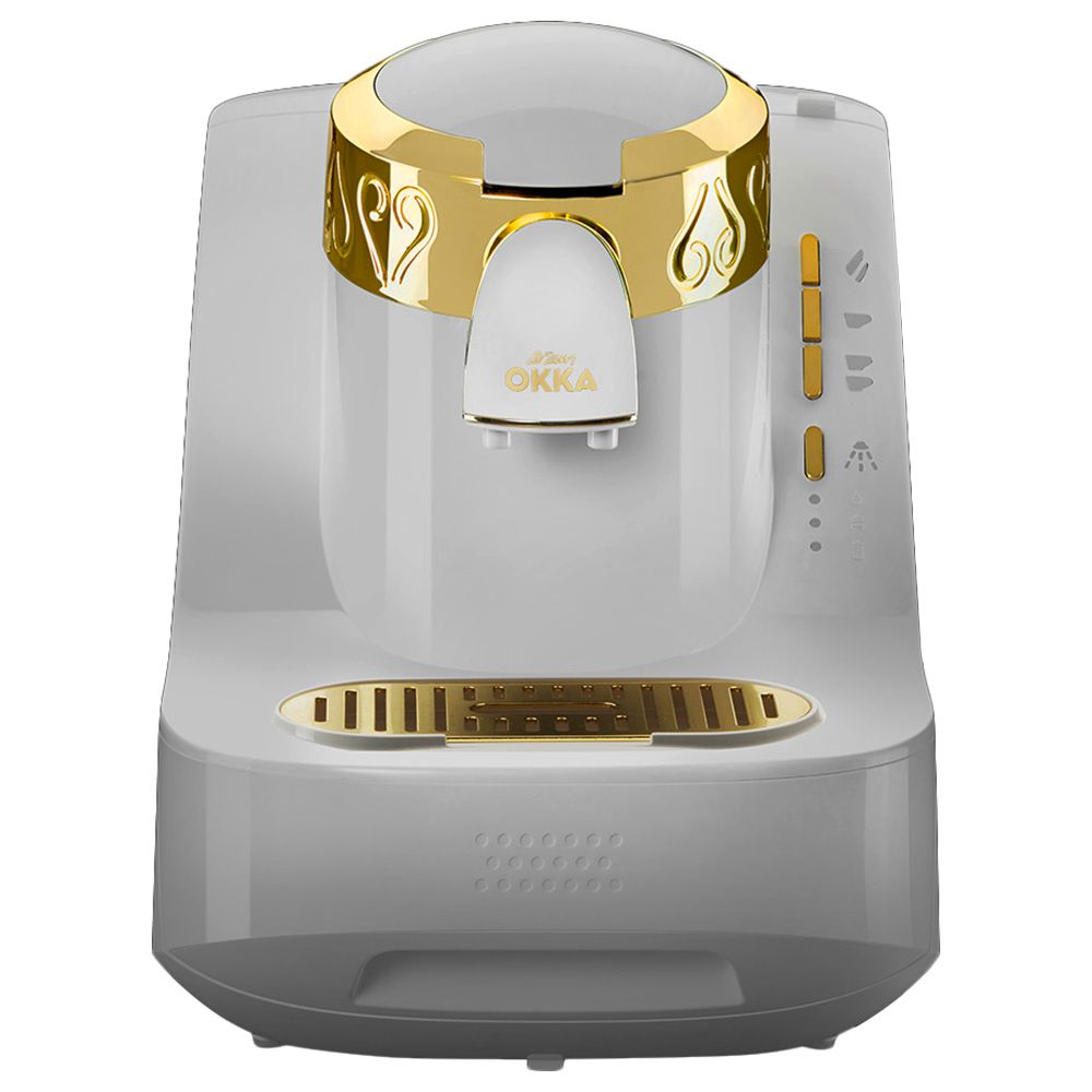 Arzum Okka - Turkish Coffee Maker - White & Gold