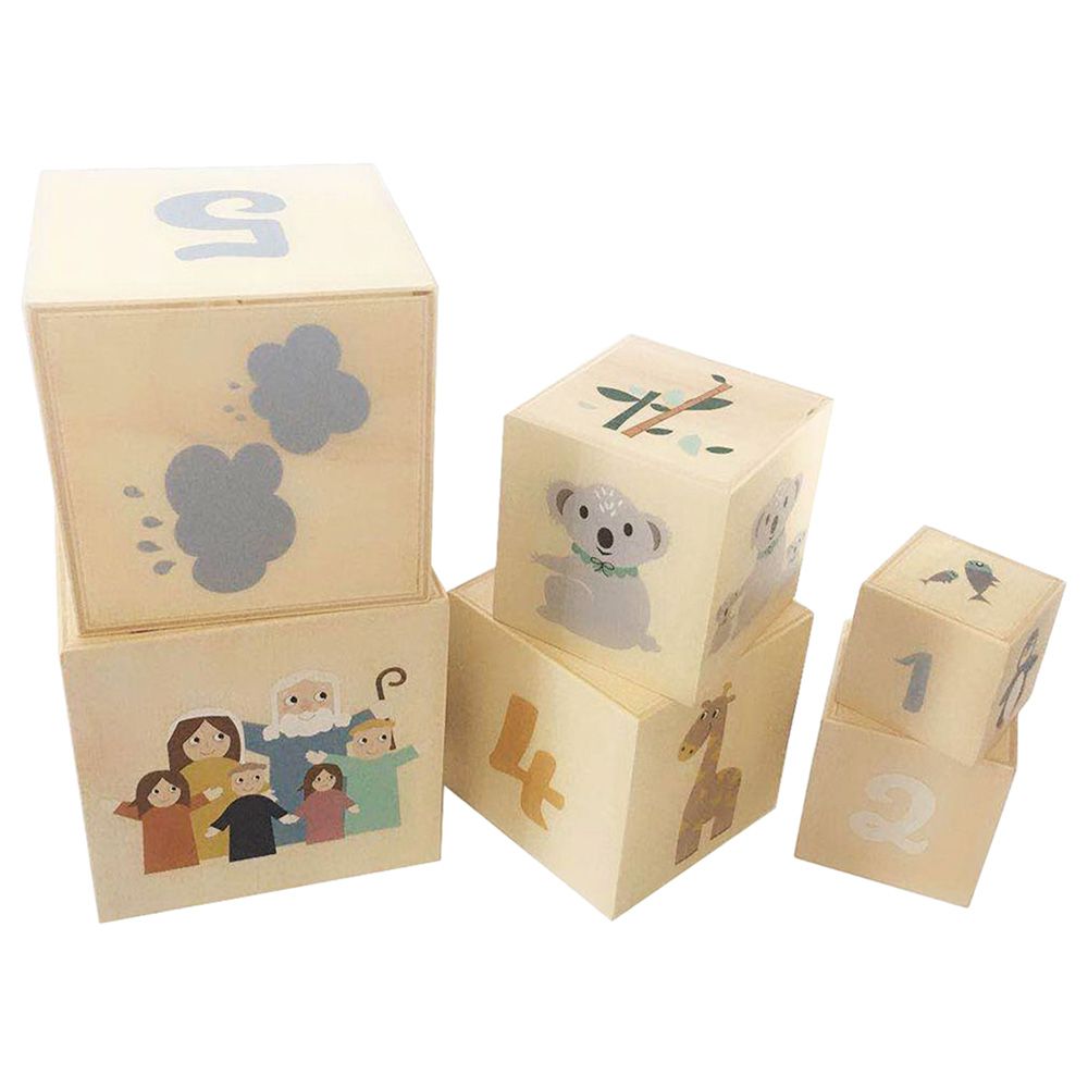 Elli Junior - Magni Wooden Stacking Tower Noah's Ark