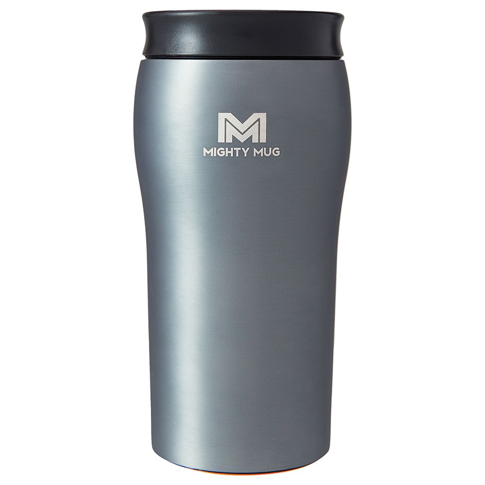 Mighty Mug - Solo Metallic SS Travel Mug - 12 oz - Charcoal Matte