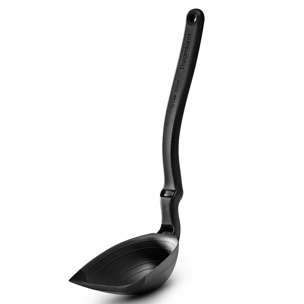 Dreamfarm - Spadle - Sit Up Scraping Spoon - Black