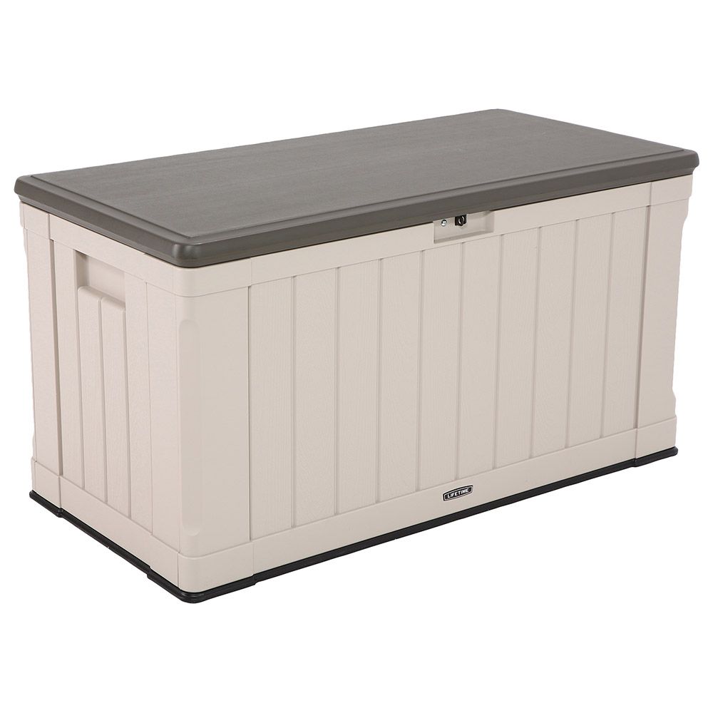 Lifetime - Heavy Duty Storage Box 439L - Desert Sand