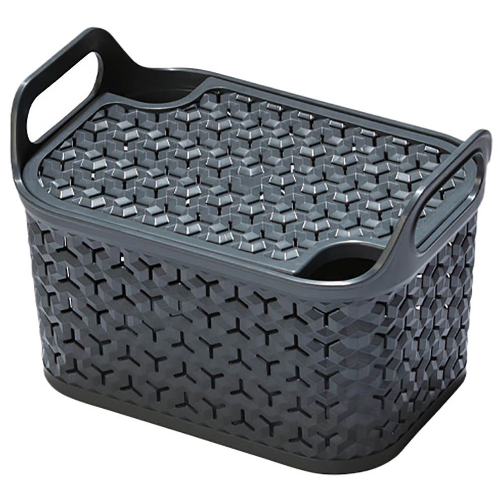 Strata - Small Urban Store Basket - Charcoal Grey