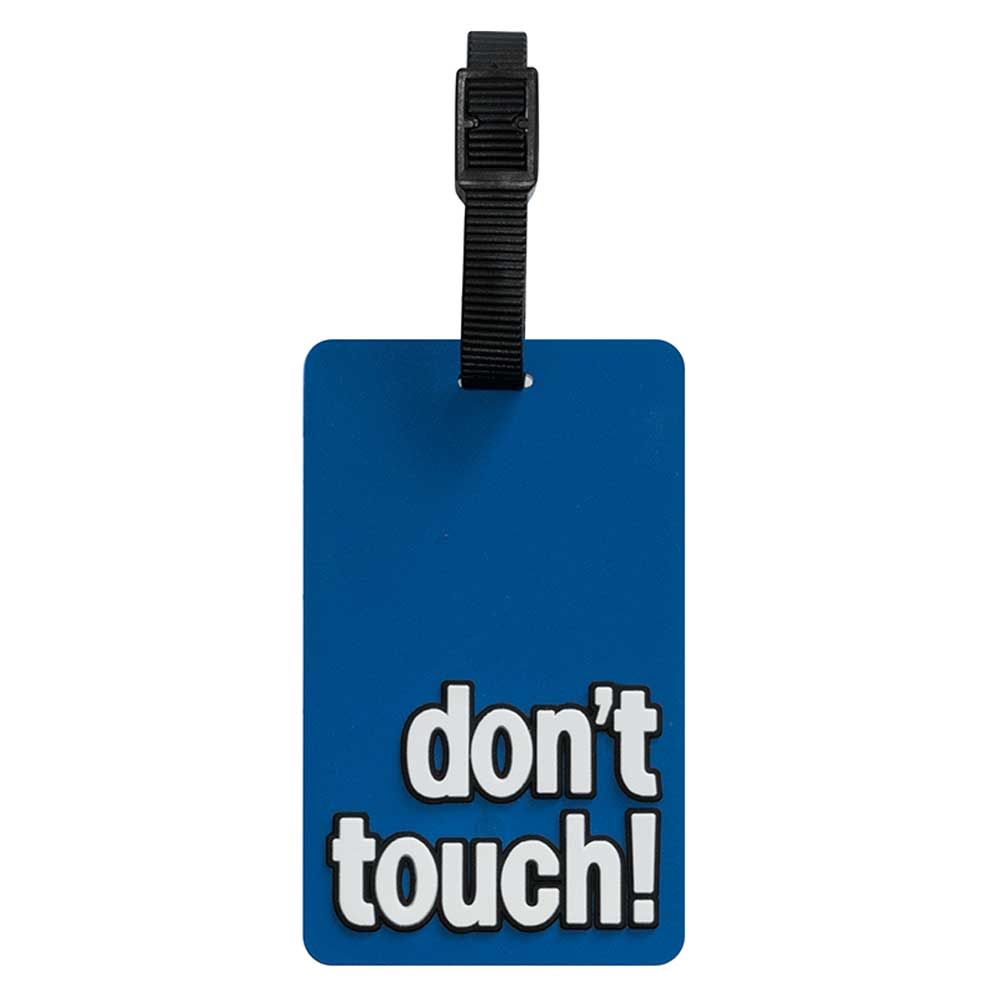 TangoTag - Luggage Tag Dont Touch! - Blue