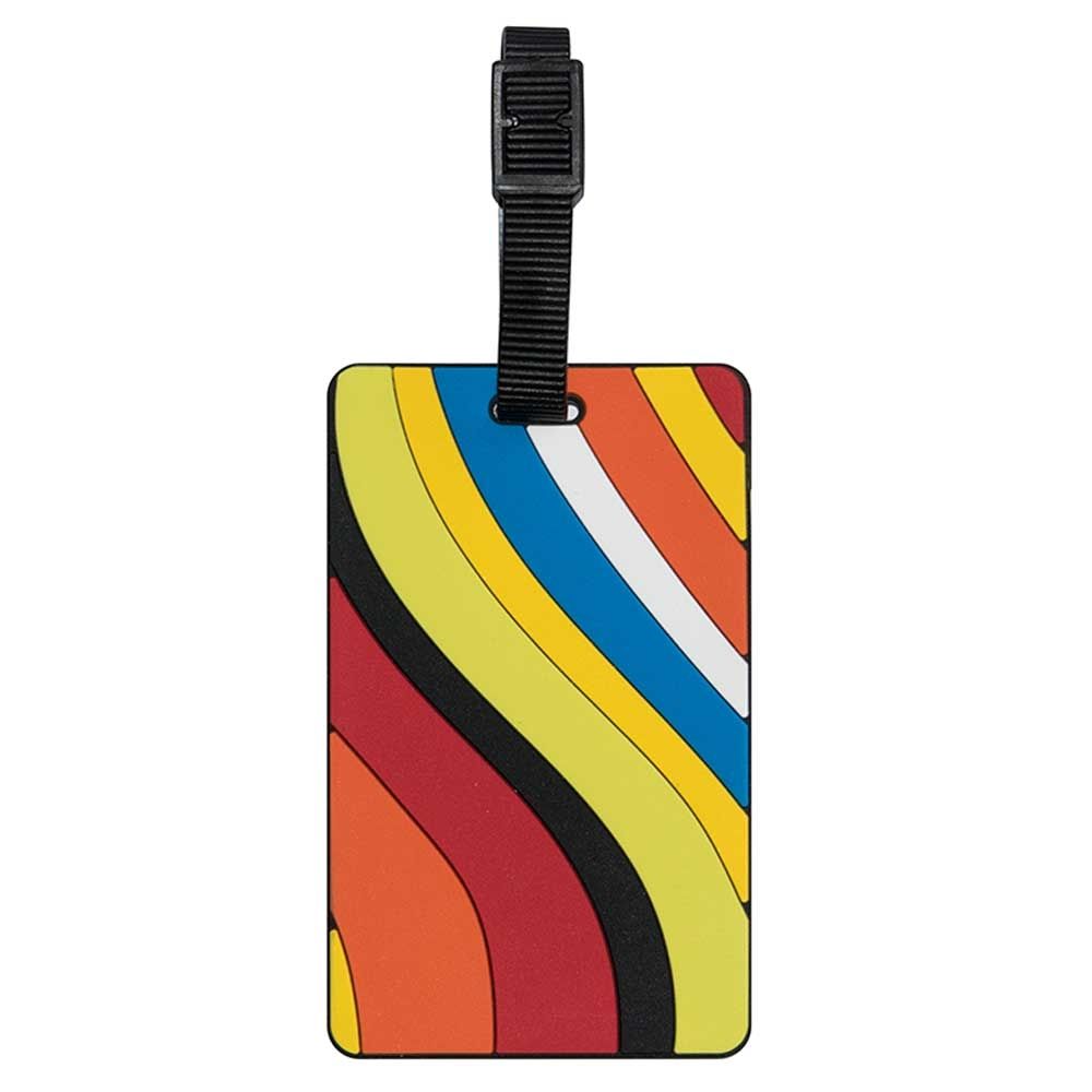 TangoTag - Luggage Tag Colourful Waves