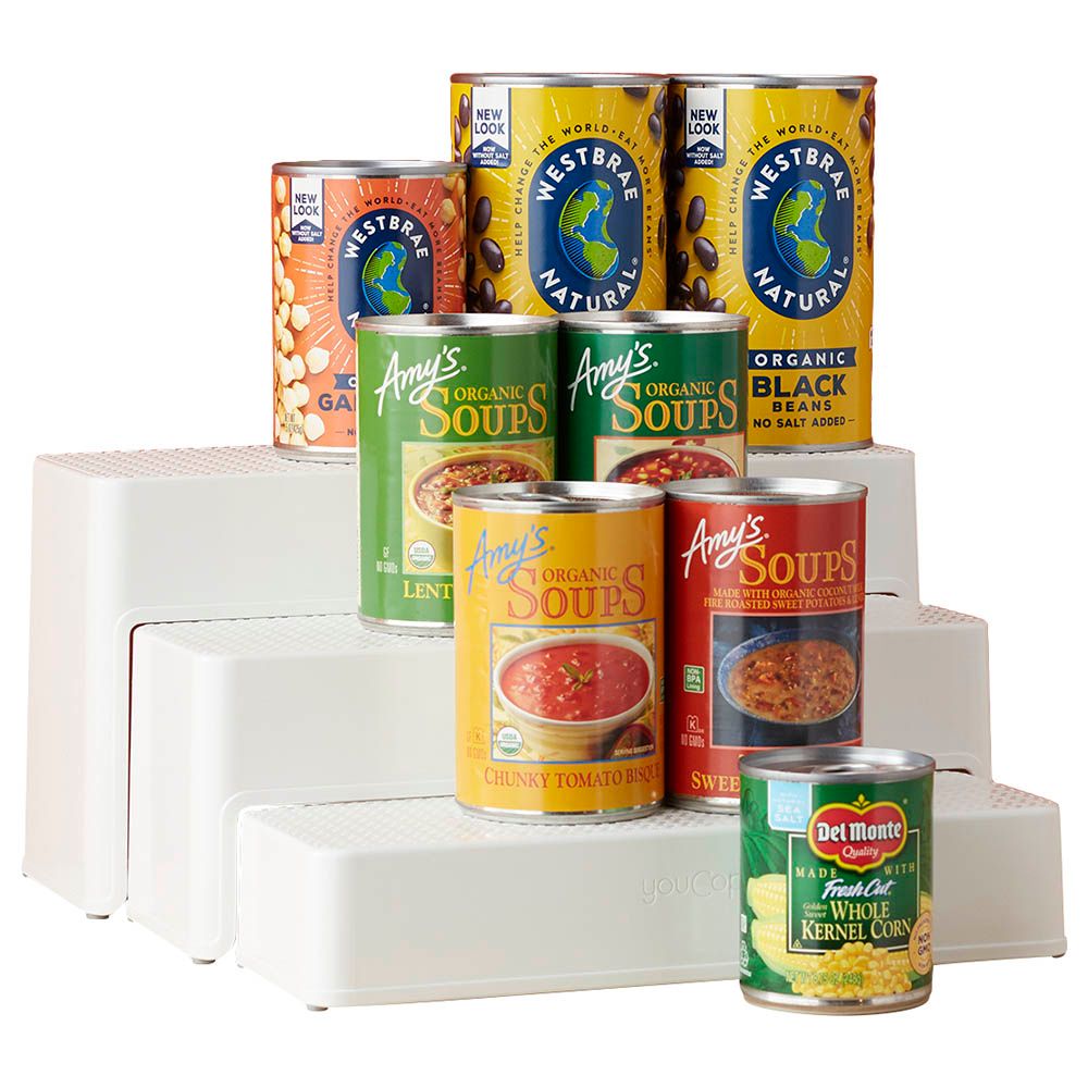 YouCopia - ShelfSteps Can Organizer For Pantry 3-Shelf