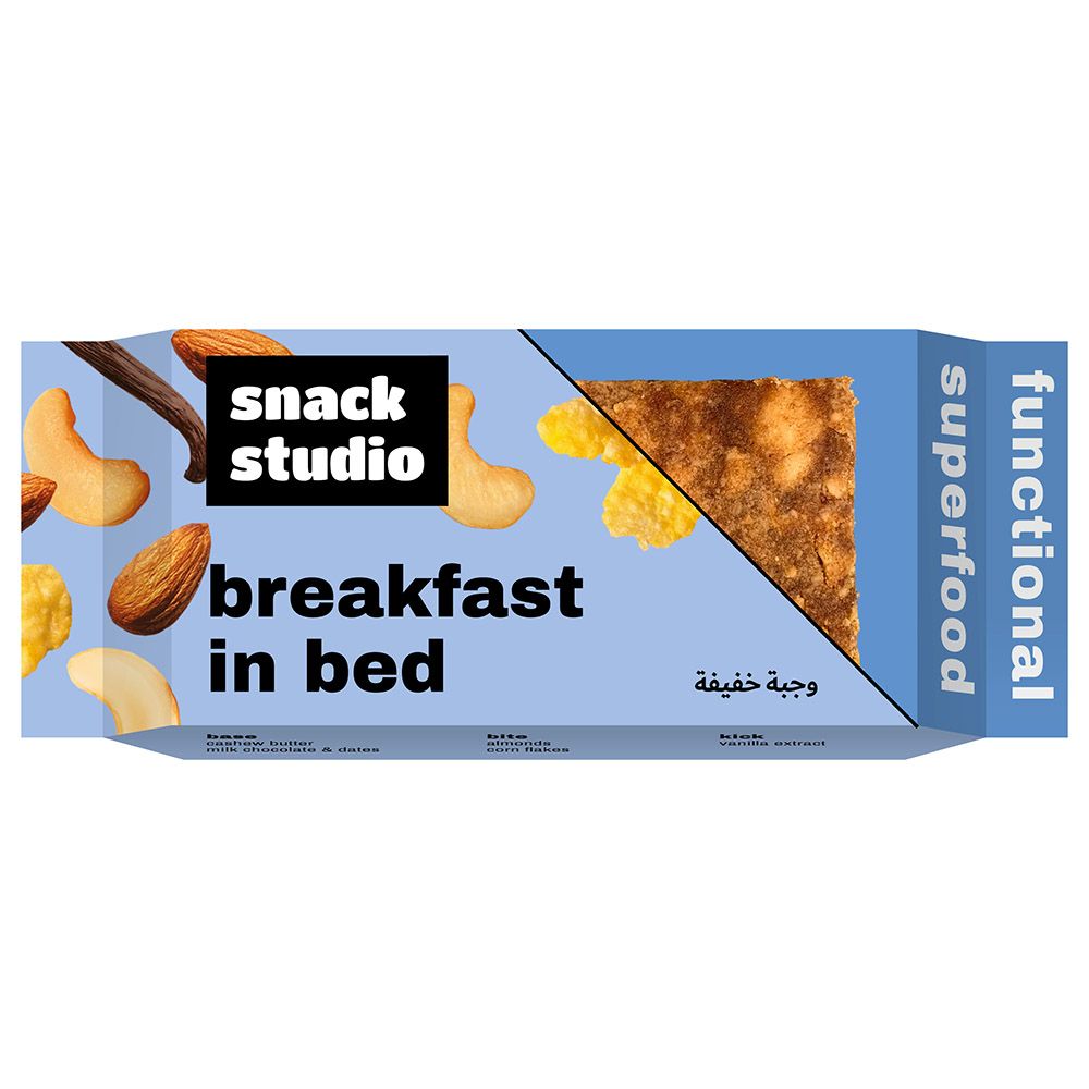 Snack Studio - Breakfast In Bed Mlb Protein Booster - 40G - Pack of 4