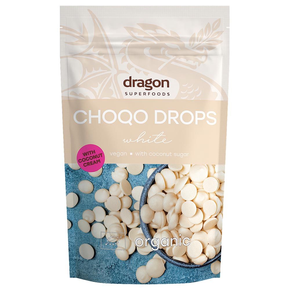 Dragon Superfoods - Choco Drops White - 200G