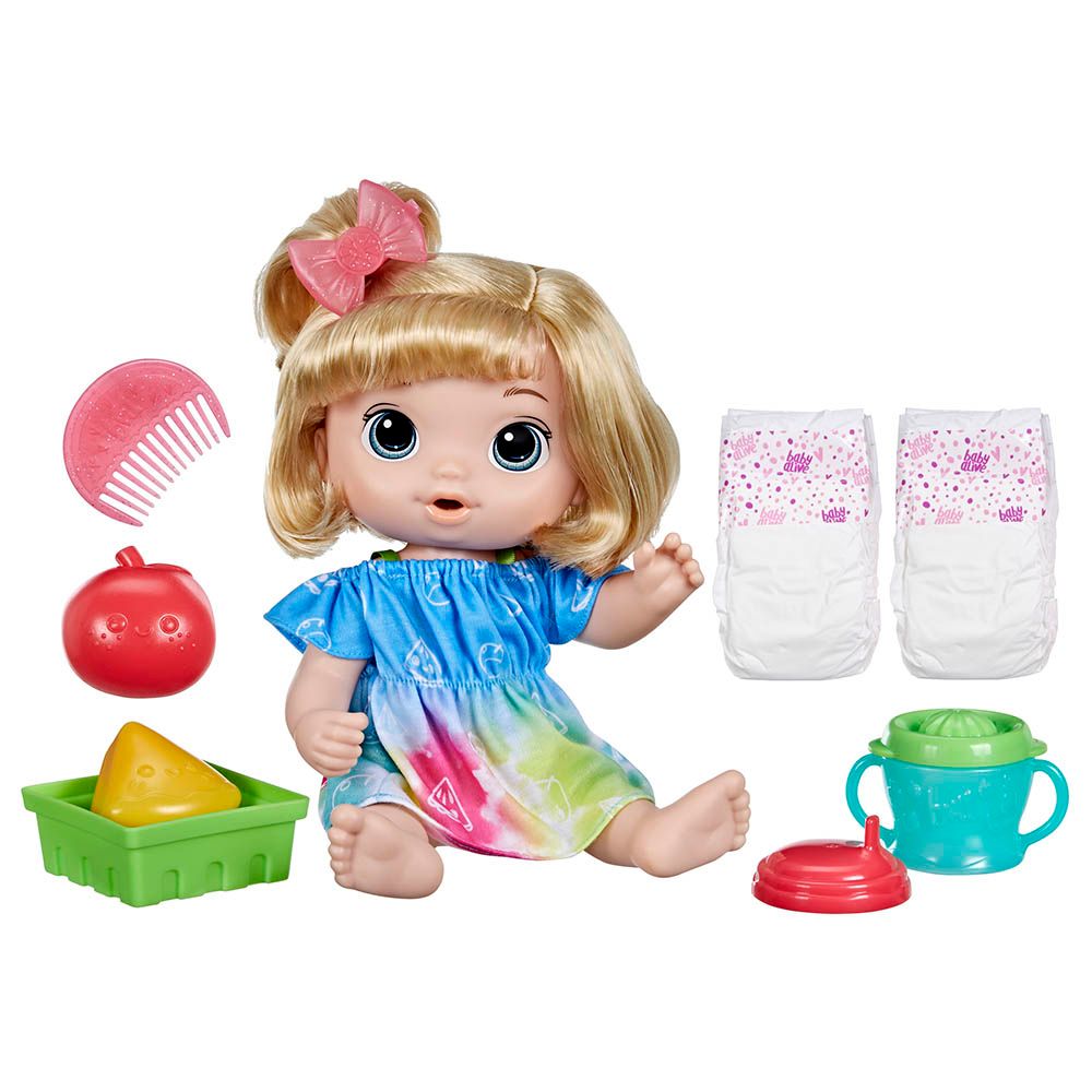 Baby Alive - Fruity Sips Doll Set Apple - 12 Inch