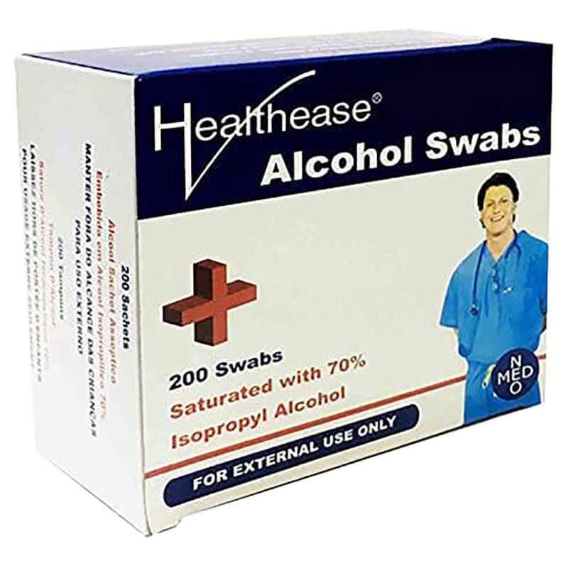 Healthease - 200pcs Alcohol Swabs