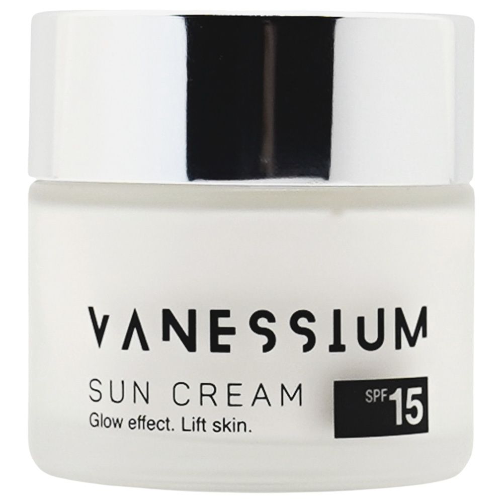 Vanessium - Sun Cream SPF15. Glow Effect. Lift Skin.